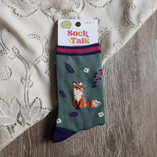 Load image into Gallery viewer, Woodland Fox Bamboo Socks