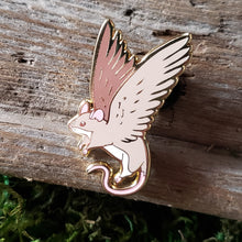 Load image into Gallery viewer, Winged Mouse Enamel Pin