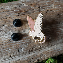 Load image into Gallery viewer, Winged Mouse Enamel Pin
