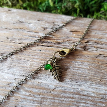 Load image into Gallery viewer, Brass Tree Medallion Necklace