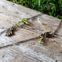 Load image into Gallery viewer, Tiny Brass Woodland Deer Necklace