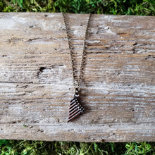 Load image into Gallery viewer, Tiny Brass Pan Flute Necklace