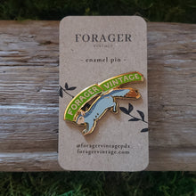 Load image into Gallery viewer, &quot;Forager Vintage&quot; Squirrel Enamel Pin
