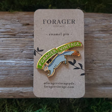 Load image into Gallery viewer, "Forager Vintage" Squirrel Enamel Pin