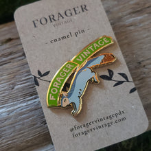 Load image into Gallery viewer, &quot;Forager Vintage&quot; Squirrel Enamel Pin
