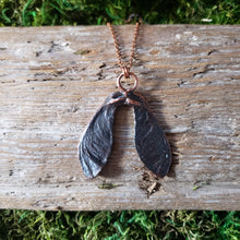 Load image into Gallery viewer, Copper Maple Seed Pendant
