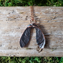 Load image into Gallery viewer, Copper Maple Seed Pendant