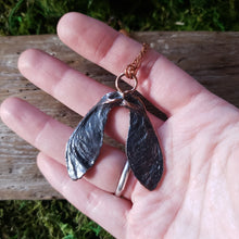 Load image into Gallery viewer, Copper Maple Seed Pendant