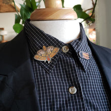 Load image into Gallery viewer, Isabella Tiger Moth and Woolly Bear Pin Set