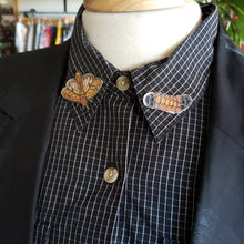 Load image into Gallery viewer, Isabella Tiger Moth and Woolly Bear Pin Set