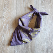 Load image into Gallery viewer, Purple Centipede Print Bandana