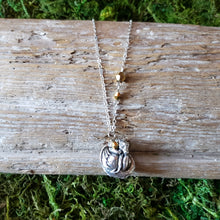 Load image into Gallery viewer, Pewter Dragon Necklace