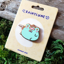 Load image into Gallery viewer, Cowboy Frog Enamel Pin
