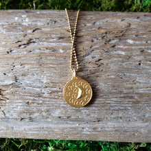 Load image into Gallery viewer, Sun & Moon Coin Necklace
