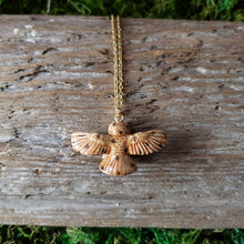 Load image into Gallery viewer, Porcelain Owl Pendant