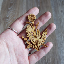 Load image into Gallery viewer, "Birthday Wish" Dandelion Wooden Magnet + Greeting Card