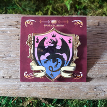Load image into Gallery viewer, Bi Pride Wyvern Enamel Pin
