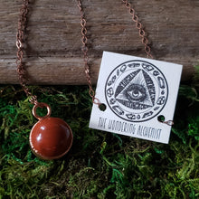 Load image into Gallery viewer, Red Jasper Sphere Pendant