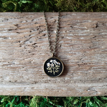 Load image into Gallery viewer, Tiny Embroidered Wildflower Necklace
