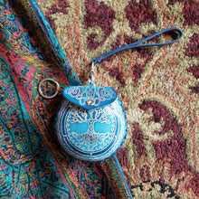 Load image into Gallery viewer, Genuine Leather Tree of Life Pouch