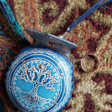 Load image into Gallery viewer, Genuine Leather Tree of Life Pouch