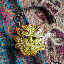 Load image into Gallery viewer, Genuine Leather Green Man Pouch