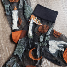 Load image into Gallery viewer, Magick Spell Sheer Socks