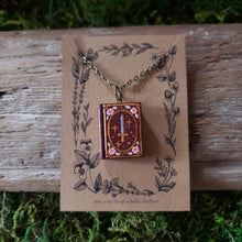 Load image into Gallery viewer, Handmade Swords and Roses Storybook Pendant