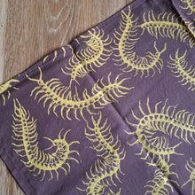 Load image into Gallery viewer, Purple Centipede Print Bandana