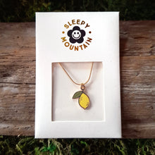 Load image into Gallery viewer, Lemon Charm Necklace