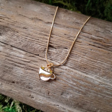 Load image into Gallery viewer, Daisy Latte Charm Necklace