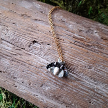 Load image into Gallery viewer, Porcelain Dream Moth Pendant