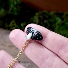 Load image into Gallery viewer, Porcelain Dream Moth Pendant