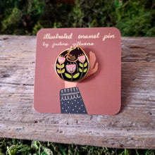 Load image into Gallery viewer, Black Cat Nap Enamel Pin