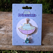 Load image into Gallery viewer, Umbrella Frog Pond Enamel Pin