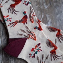 Load image into Gallery viewer, Woodland Pheasant Bamboo Socks