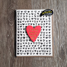 Load image into Gallery viewer, "I Think About You Every Day" Wooden Magnet + Greeting Card