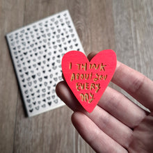 Load image into Gallery viewer, "I Think About You Every Day" Wooden Magnet + Greeting Card