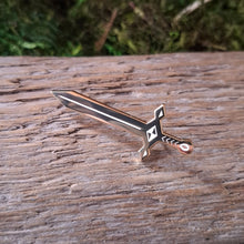 Load image into Gallery viewer, Golden Sword Enamel Pin