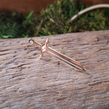 Load image into Gallery viewer, Golden Sword Enamel Pin