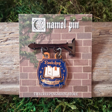 Load image into Gallery viewer, Bookshop Sign Large Enamel Pin