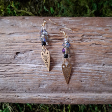 Load image into Gallery viewer, Mystic Heart Beaded Earrings