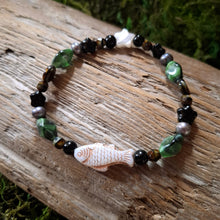 Load image into Gallery viewer, Starry Fish Mismatched Bead Bracelet