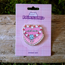 Load image into Gallery viewer, "Crime" Cake Frog Enamel Pig