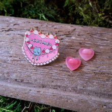 Load image into Gallery viewer, "Crime" Cake Frog Enamel Pig