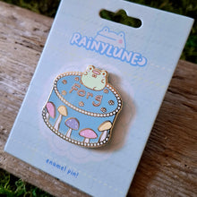 Load image into Gallery viewer, "Forg" Cake Frog Enamel Pin