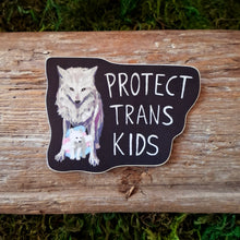 Load image into Gallery viewer, Protect Trans/Queer Kids Vinyl Sticker