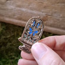 Load image into Gallery viewer, Butterfly Dome Enamel Pin