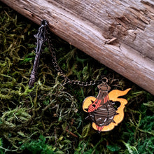 Load image into Gallery viewer, Censer Flail Enamel Pin Set