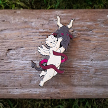 Load image into Gallery viewer, Goat Putti Enamel Pin